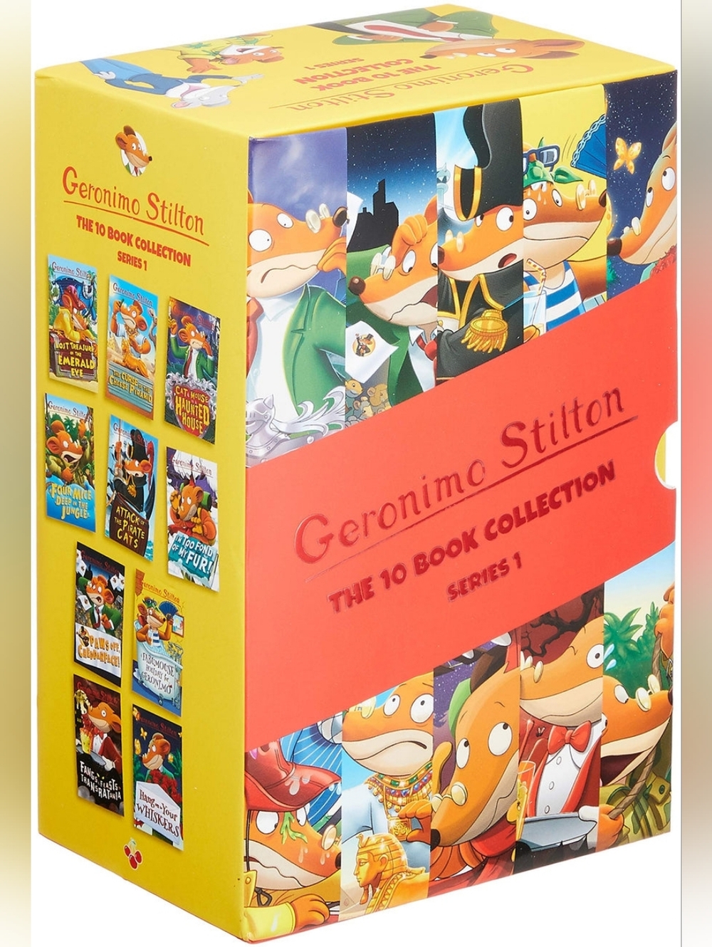 Geronimo Stilton 10 Book Collection Series 1 (RED)